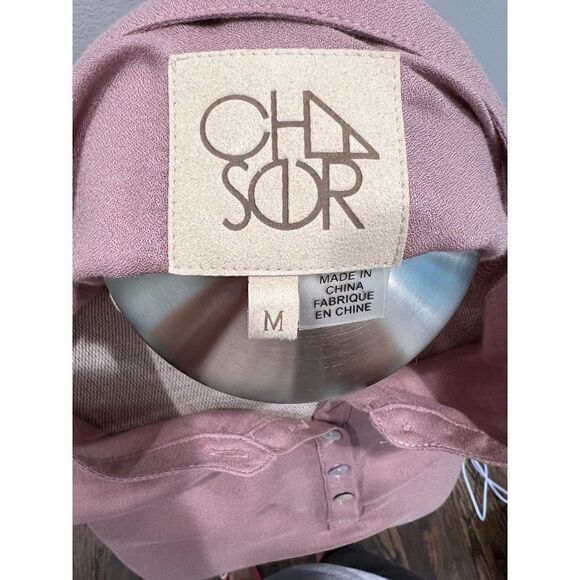 Chaser Heirloom Gauze Top in Mauve Size M - Picture 4 of 6